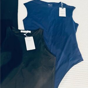 Six- piece bodysuit and legging bundle, all NWT